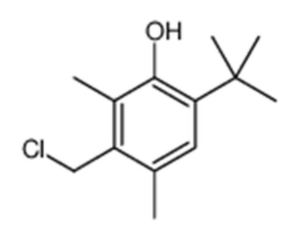2-叔丁基-3-氯甲基-4,6-二甲基苯酚